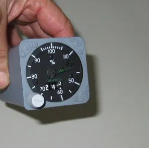 AIRCRAFT INDICATOR AIRBUS PERCENT GAUGE TYPE M2217